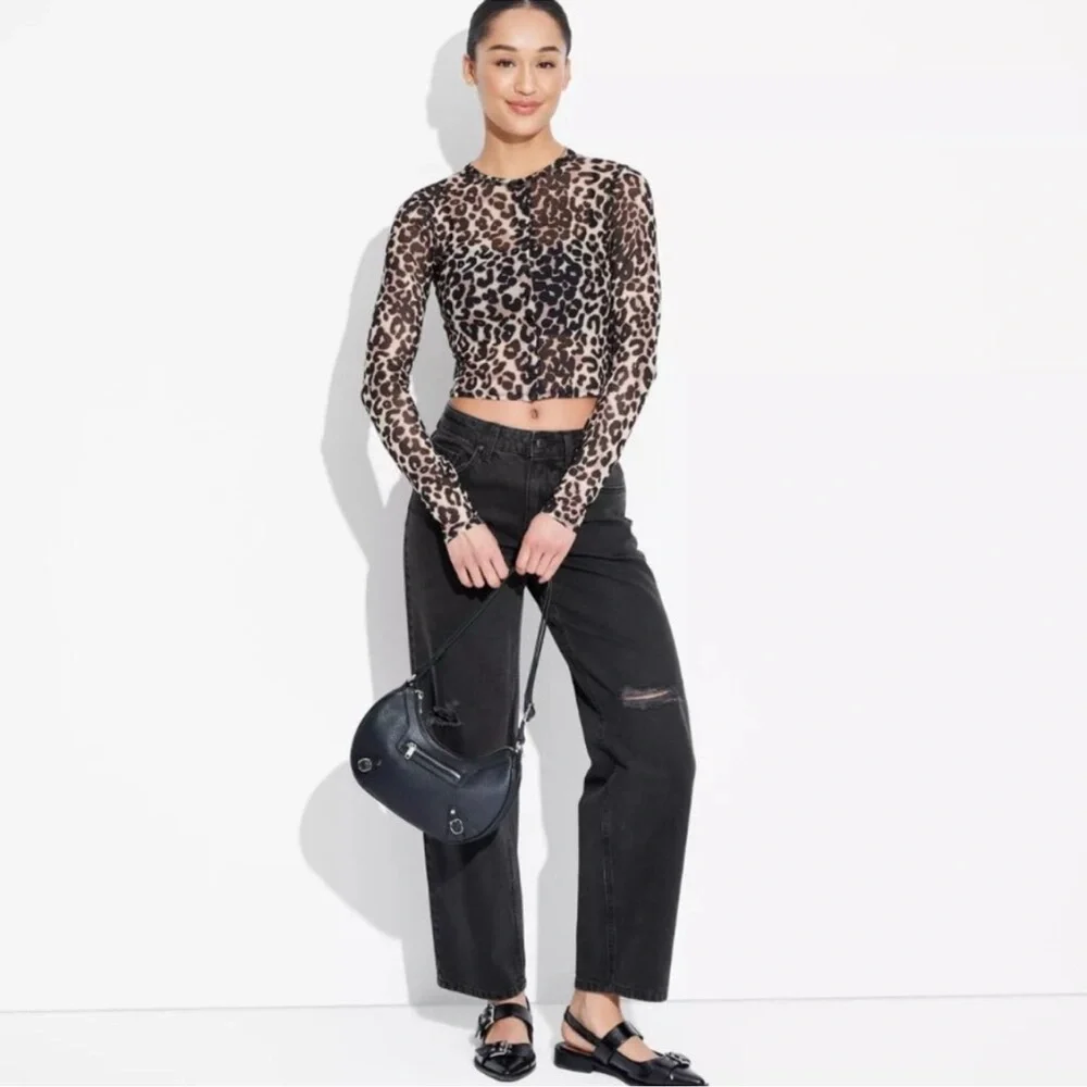 Wild Fable Mid-Rise 90's Relaxed Black Jeans, 8 - Picture 3 of 7